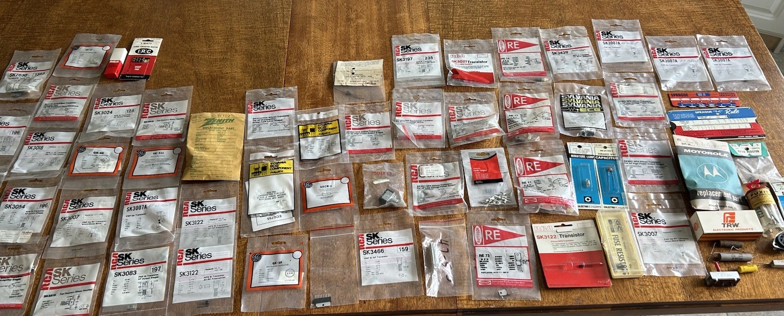 Vintage Estate Electronics Repair Parts Resistors Transistors Capacitor NOS Lot