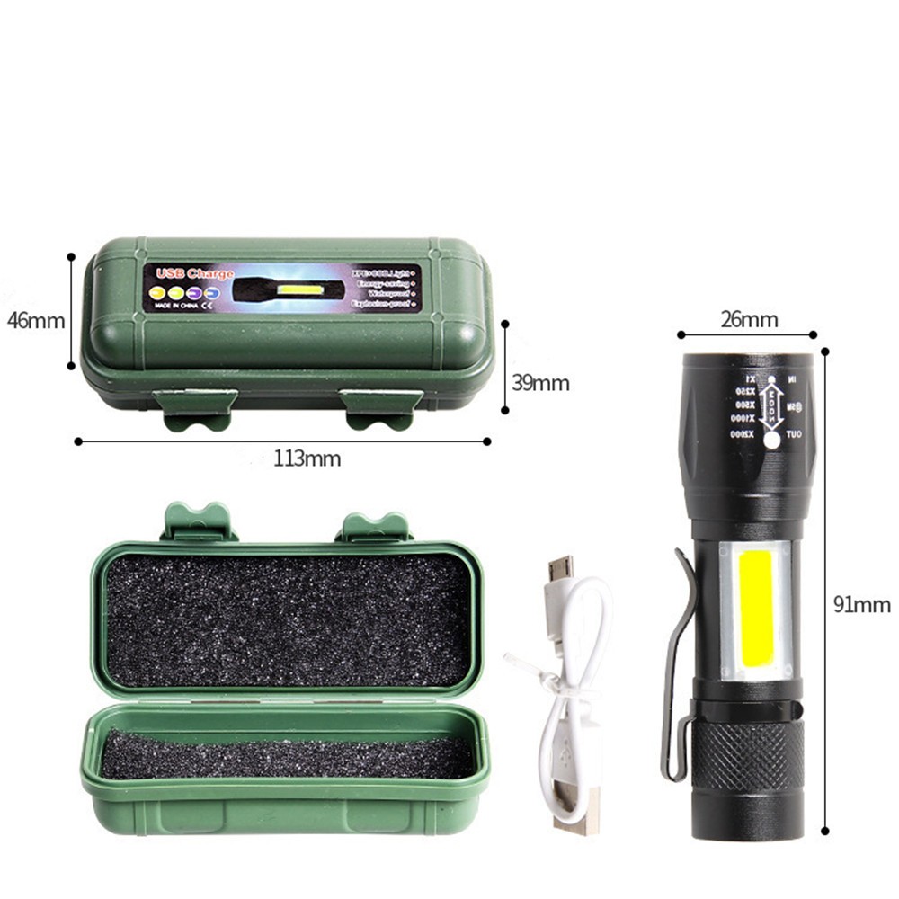 Tactical Flashlight Most Powerful 99000000LM LED Military Torch USB Rechargeable