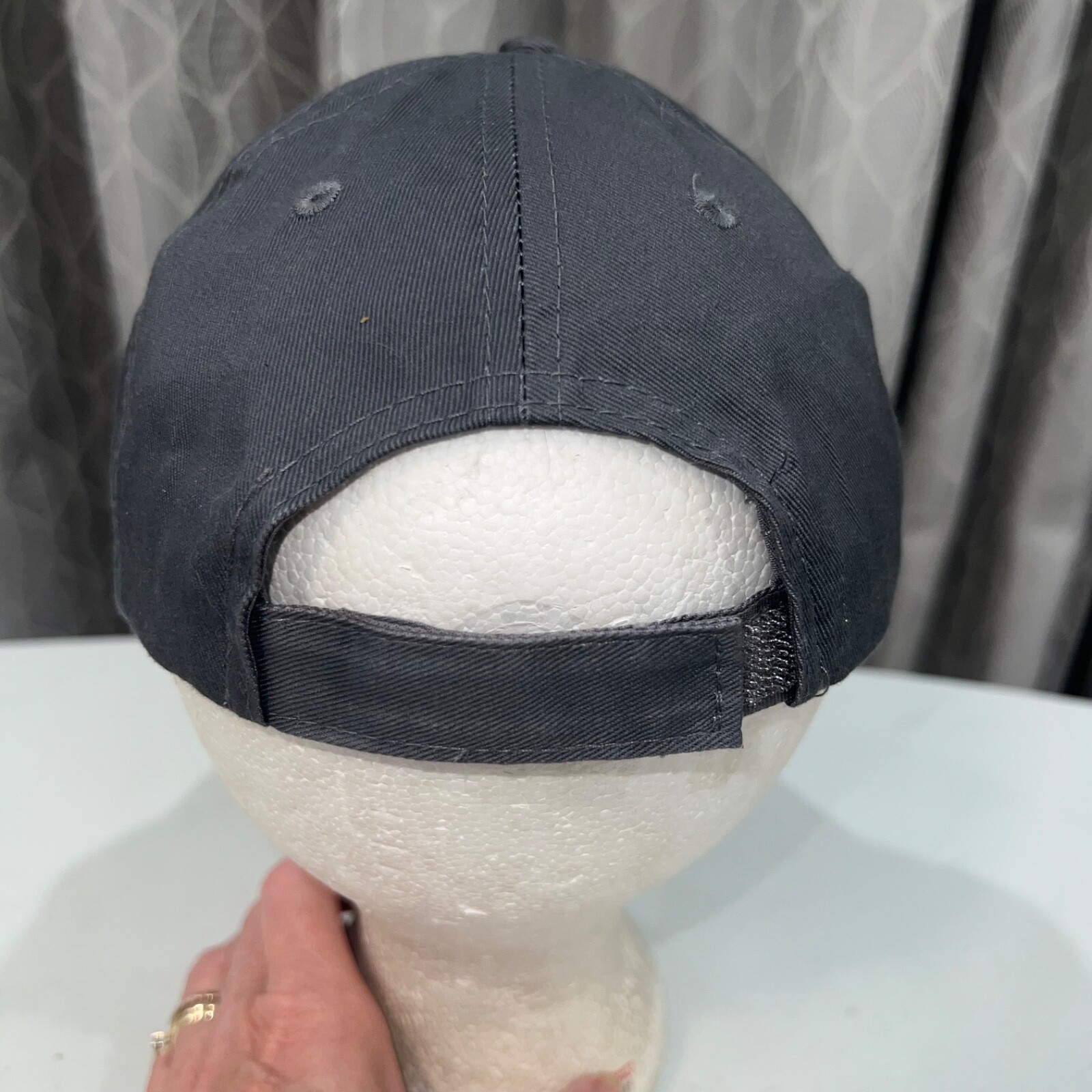 Sagatuck Michigan Wild like a Wolf Gray Youth Hat Cap Hook Loop EUC