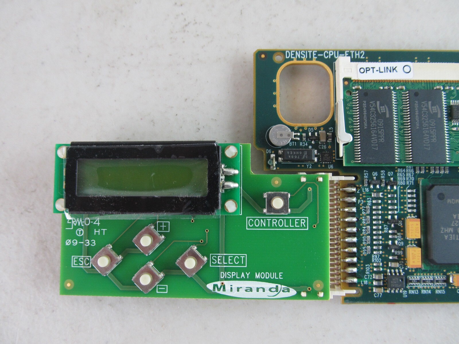 Miranda Densite-CPU-ETH2 Controller Card