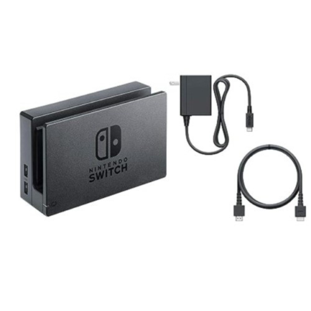 NEW Nintendo Switch Charging Dock+AC Adapter Power Cable+HDMI CABLE Set TV