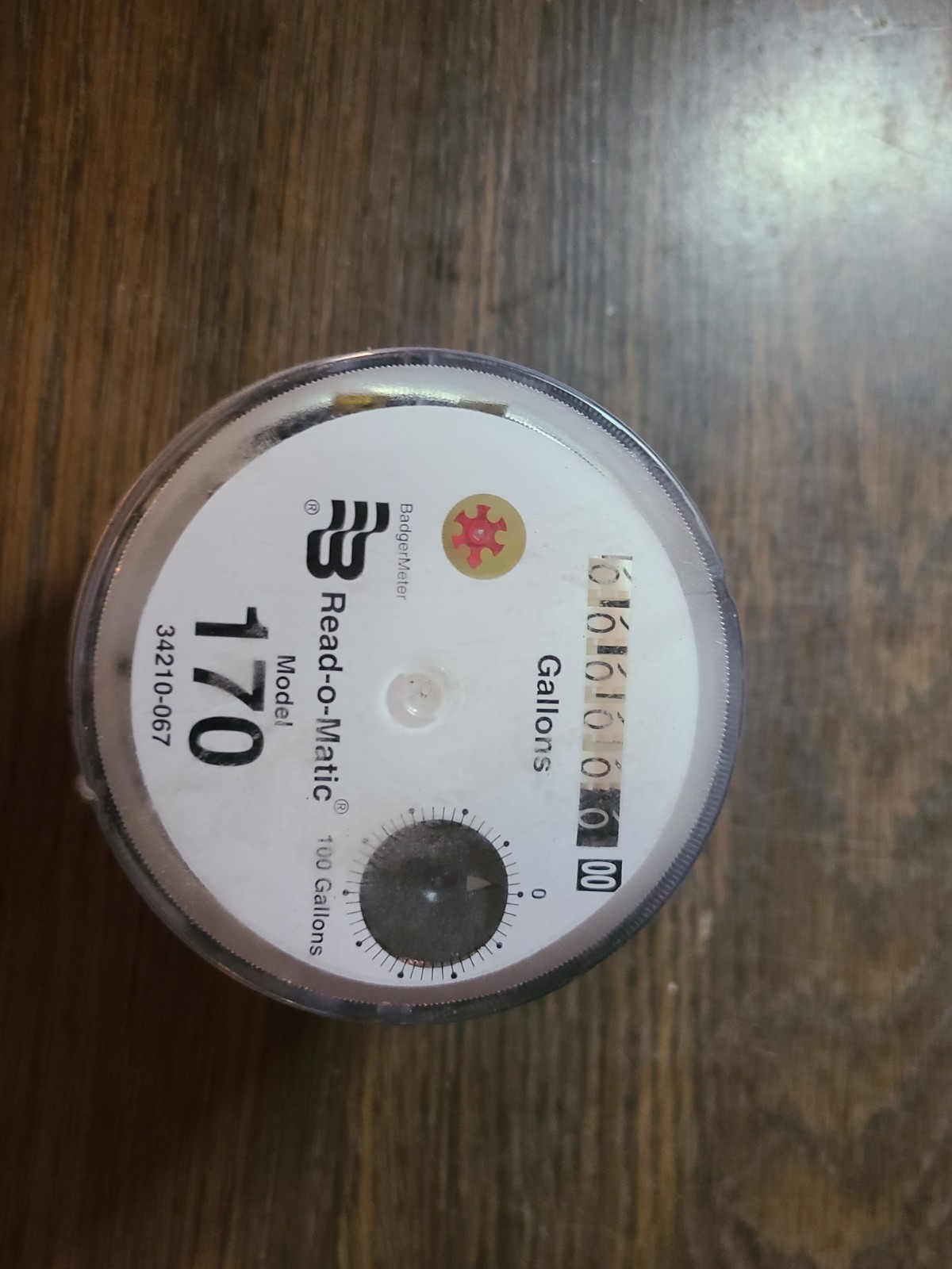 NEW BADGER MODEL170 READ-O-MATIC WATER METER HEAD