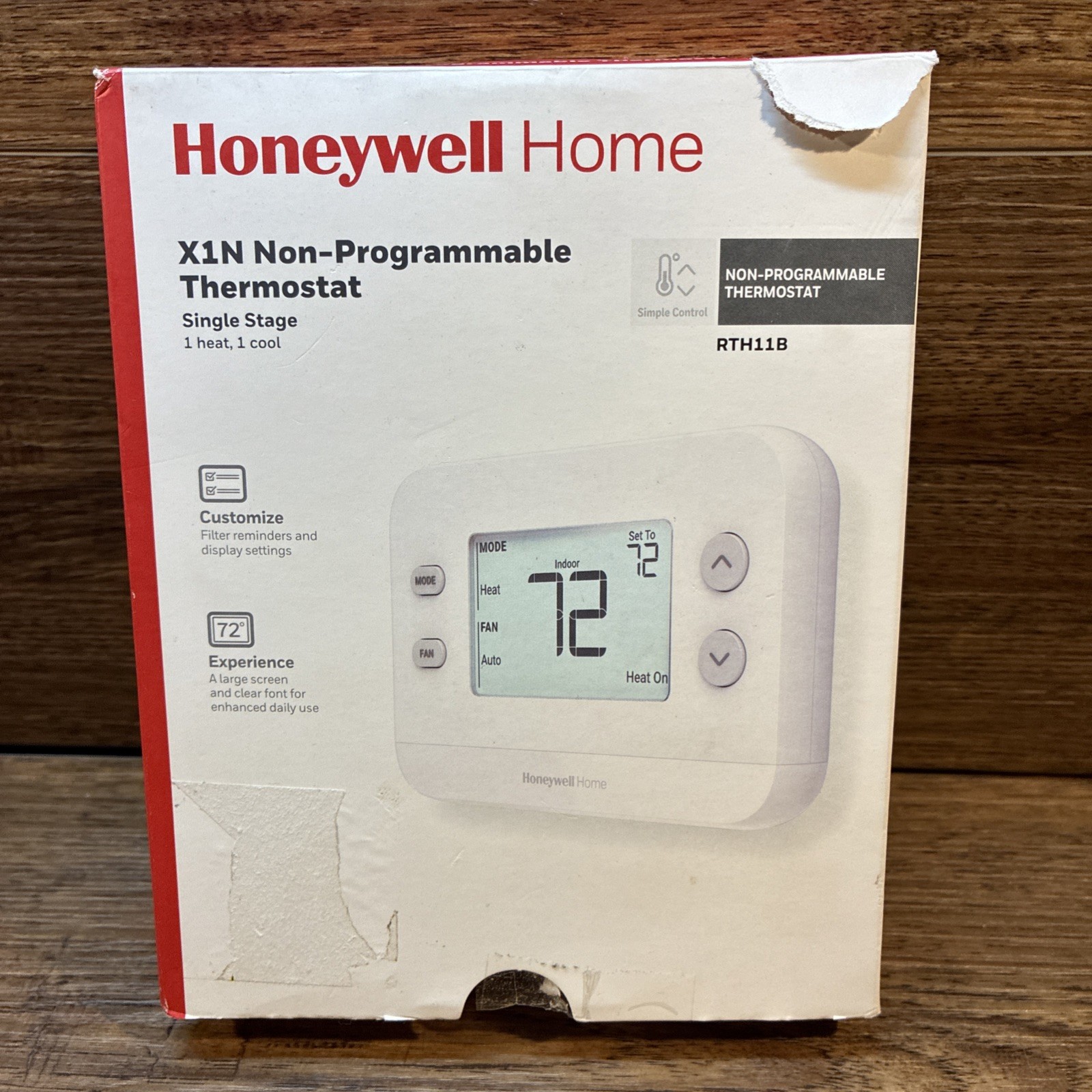 Honeywell Home X1N Non-Programmable Thermostat RTH11B