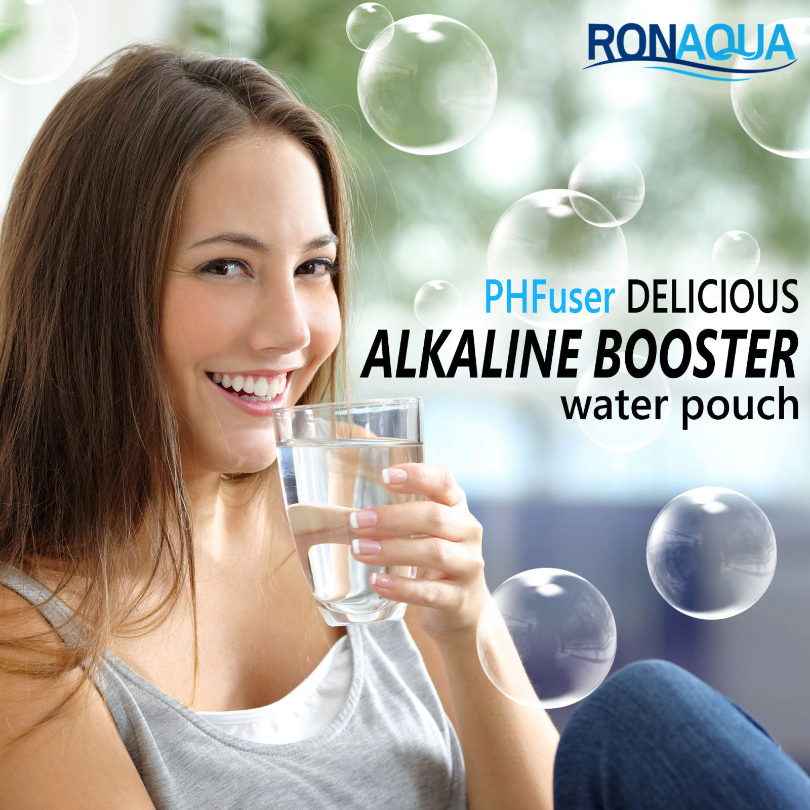 PHfuser Alkaline Water Filtration Pouch 3 Pack