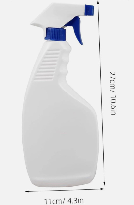 16 oz Refillable Empty Spray Bottles Heavy Duty HDPE [Select 5, 10, or 20 Pack]