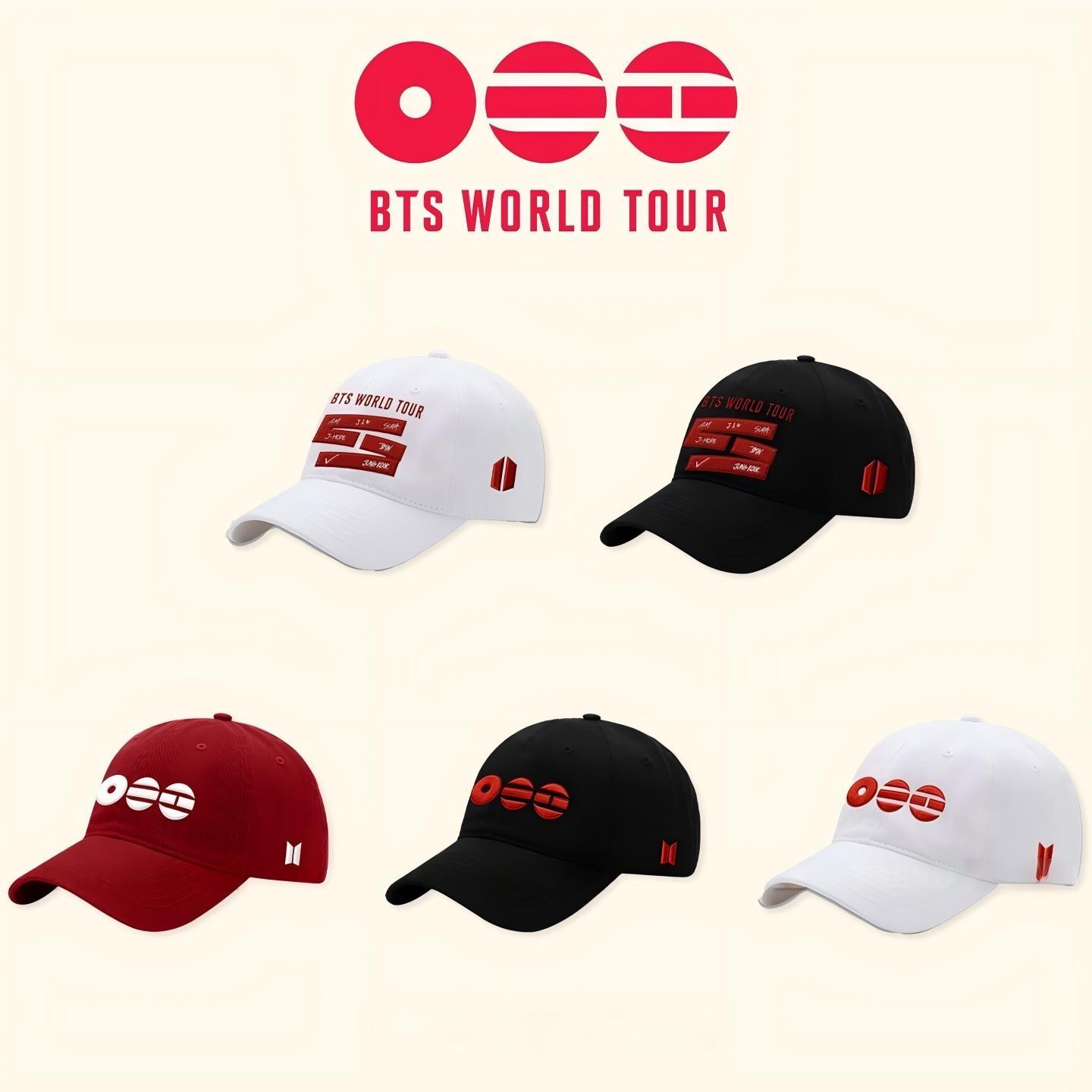 BTS Arirang World Tour Embroidered Baseball Cap, Unisex Hat