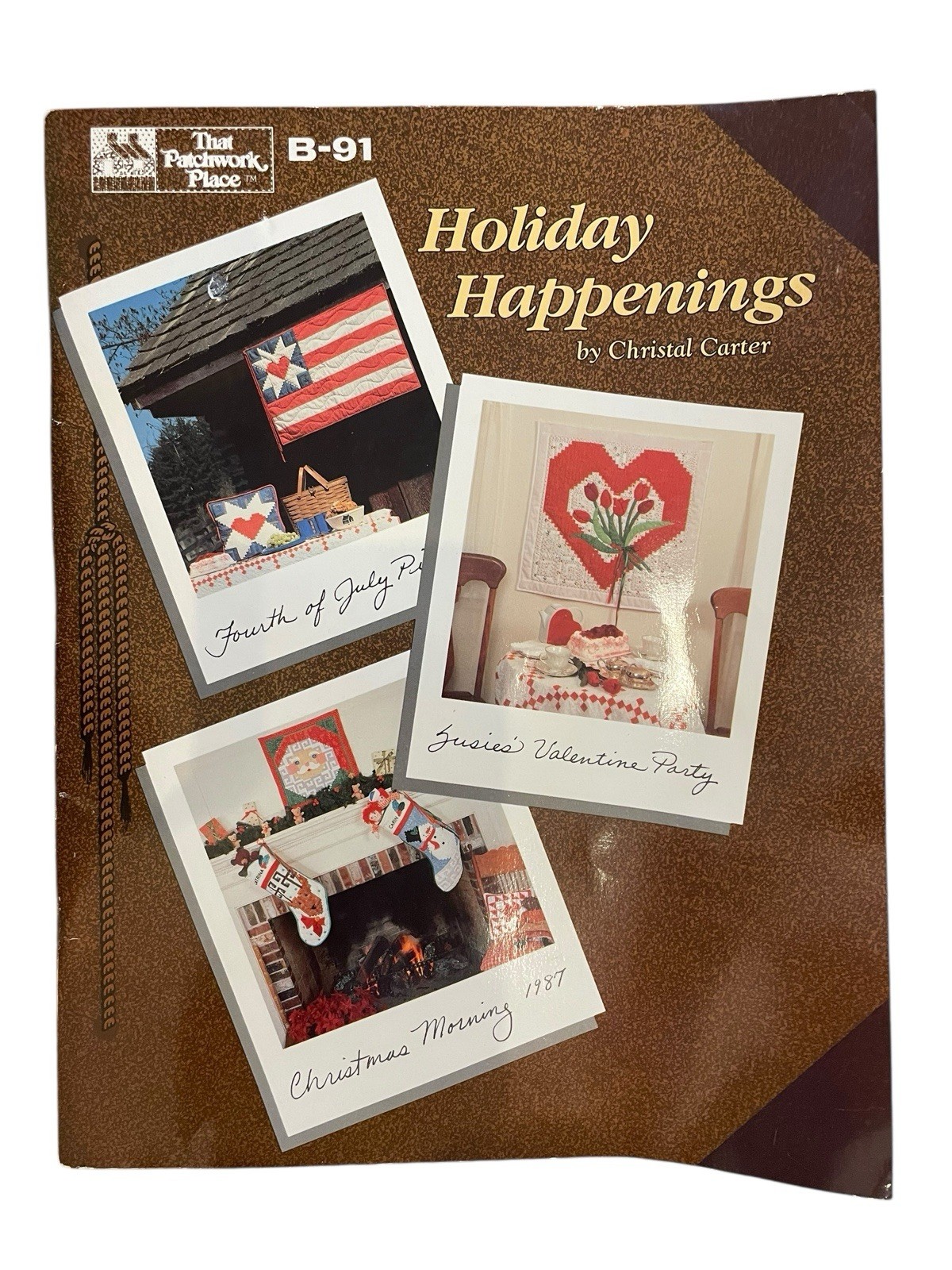That Patchwork Place Holiday Happenings Quilt Pattern Book by Christal Carter