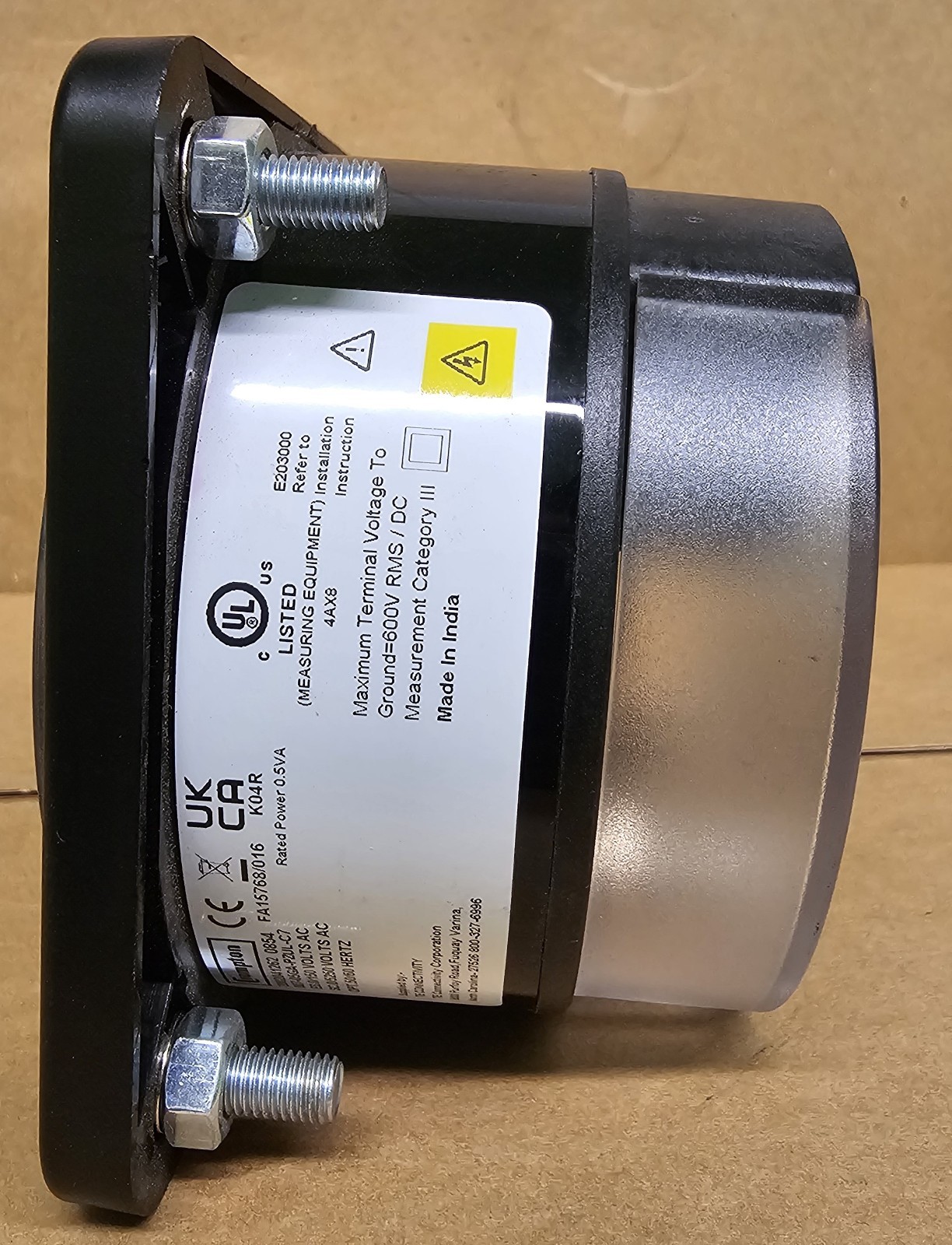 Crompton 007-05GA-PZUL-C7 A-C Volts Meter