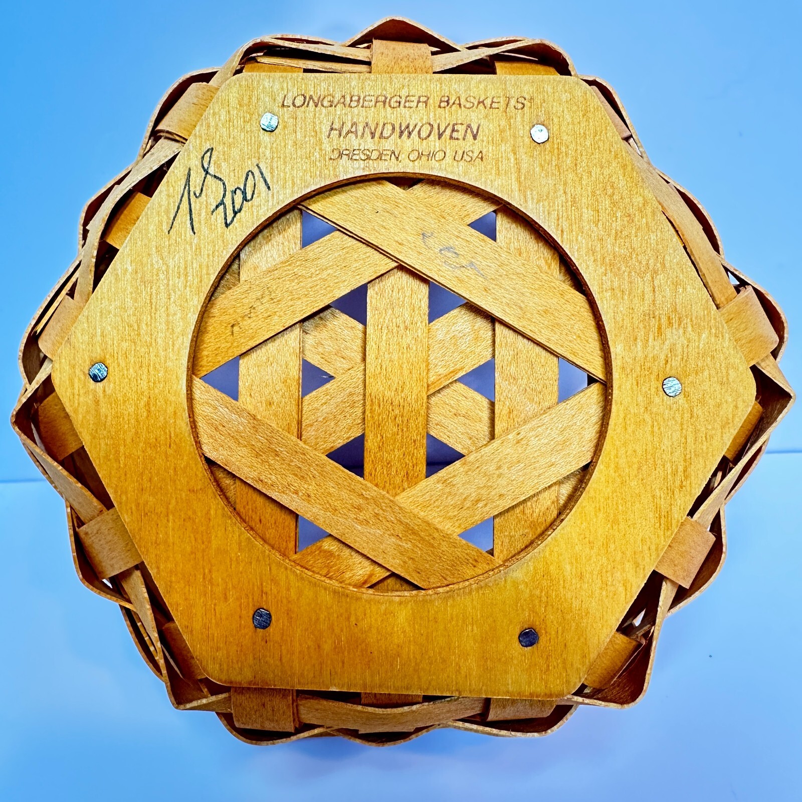 Longaberger 2001 7" Generations Basket with Protector