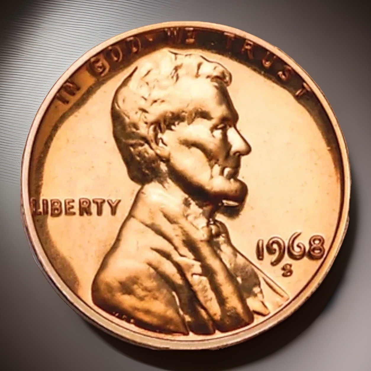 1968-S Lincoln Memorial Mint Proof Cent/Penny FAST SHIPPING