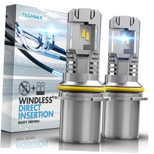 Fog 9007 - 400% Brighter 6500K Fanless Plug and Play Compatible 9007 (Fanless)