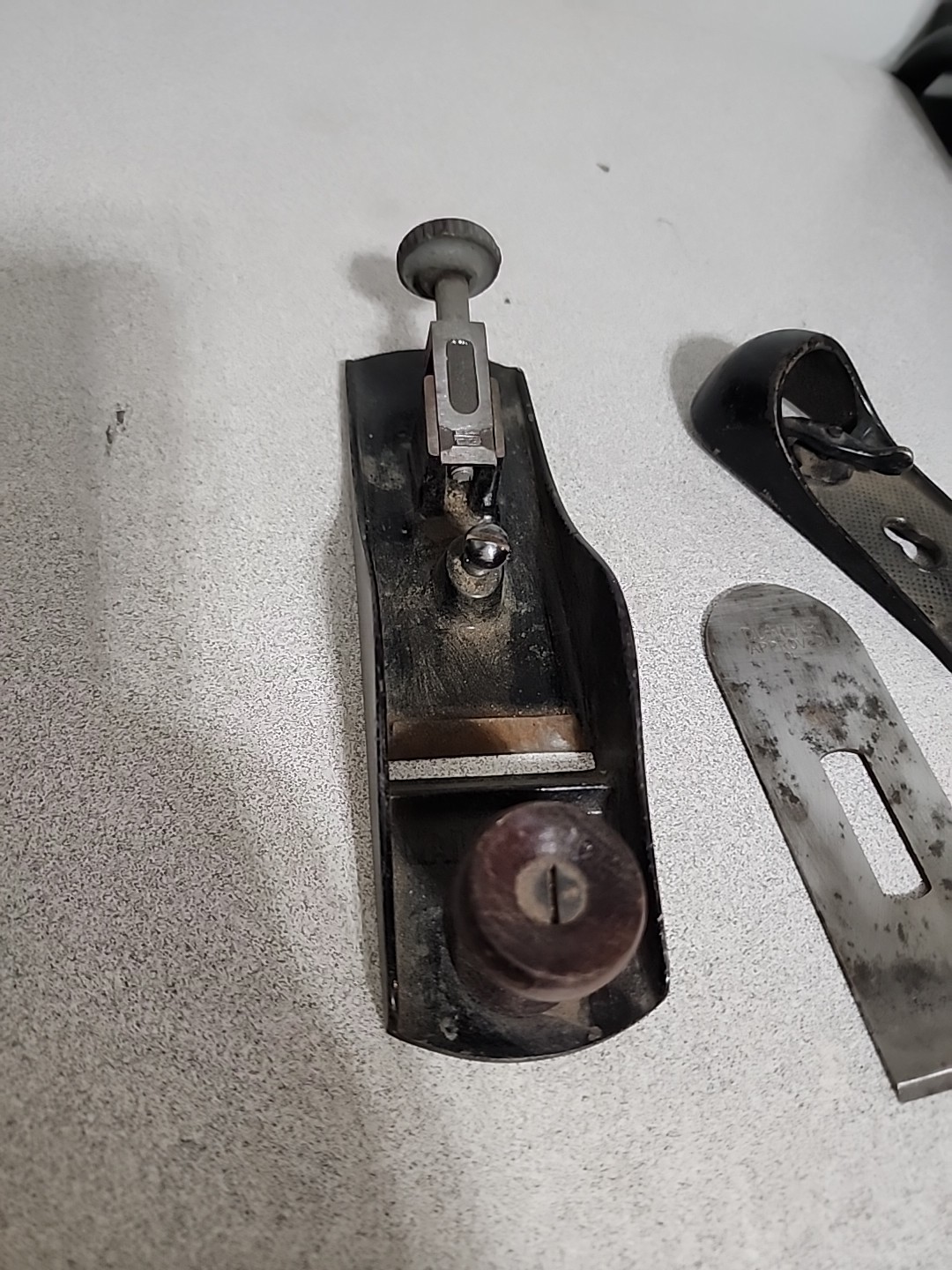 Vtg Dunlap 7" Low Angle Block Plane Wood Plane