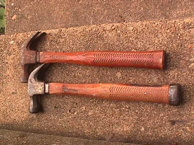 2 Craftsman Claw Hammers