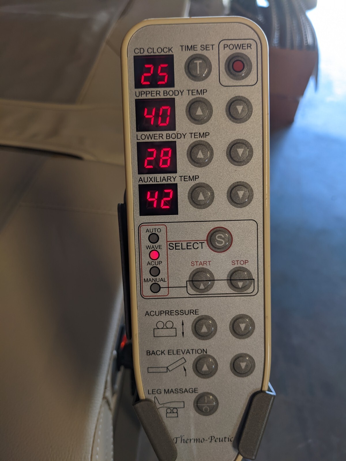 Therapeutic thermal massage bed Thermopeutic Model 2D-M