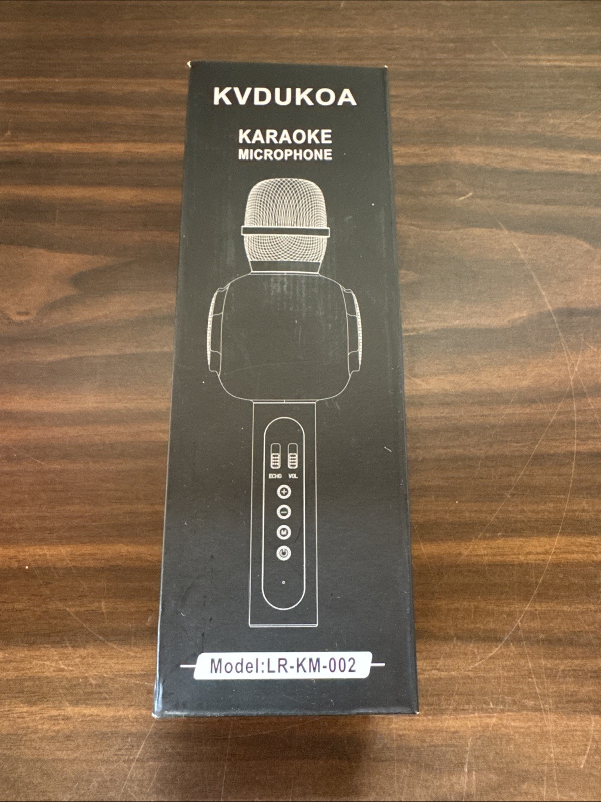 New Kvdukoa Karaoke Pink Microphone Model LR-KM-002
