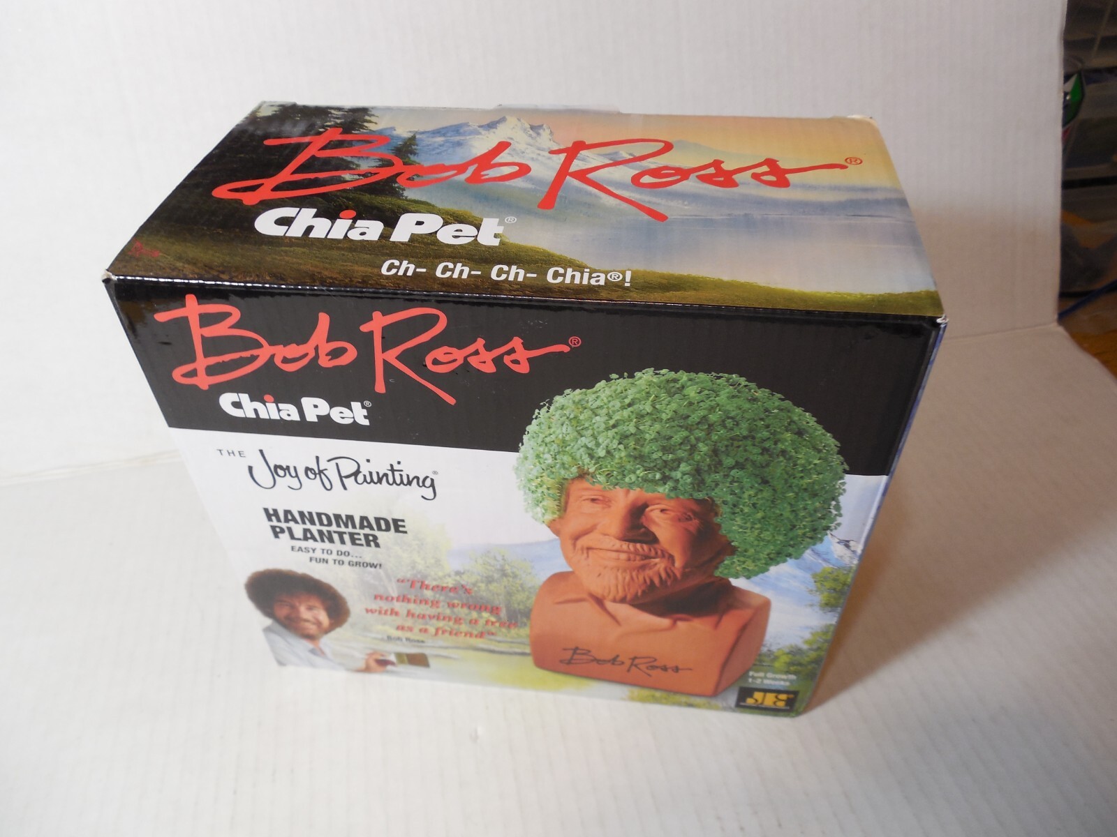 Chia Pet Handmade Decorative Planter Joy of Painting Unused Joseph Ent.