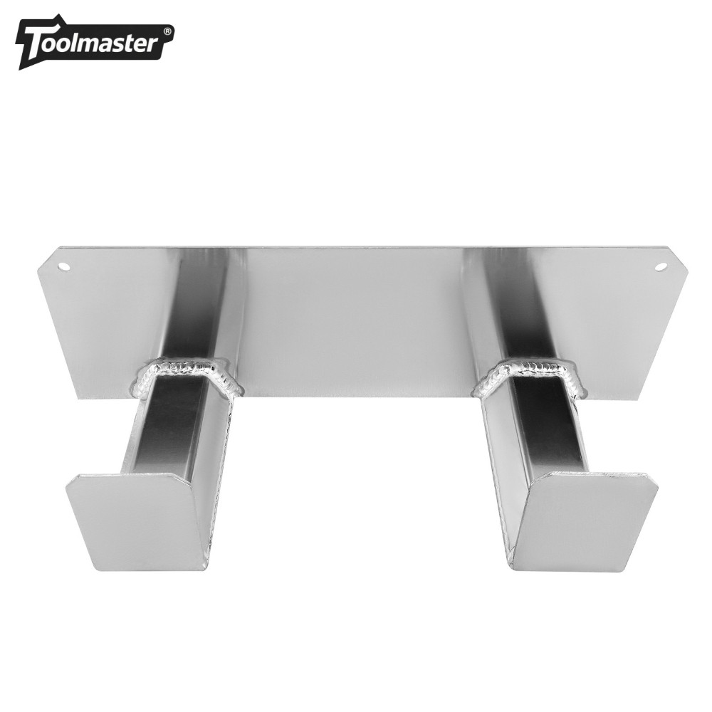 Dual Helmet Hanger Aluminum Rack Organizer For Trailer Garage Storage Wall-Mount