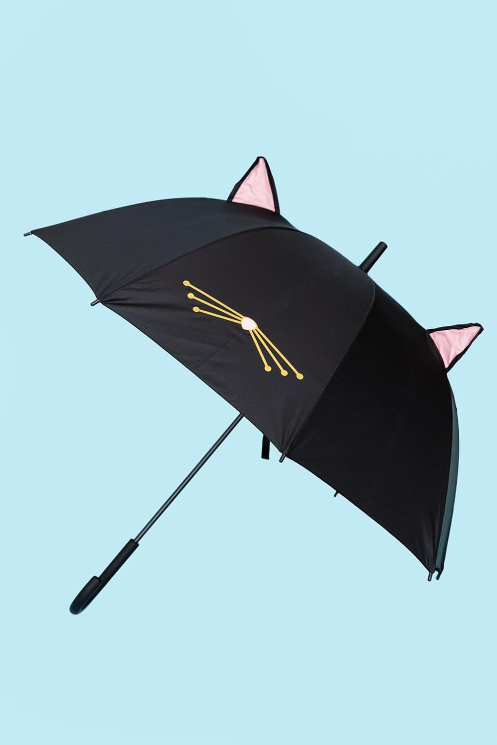 Large Lightweight Travel Umbrella, Black Cat