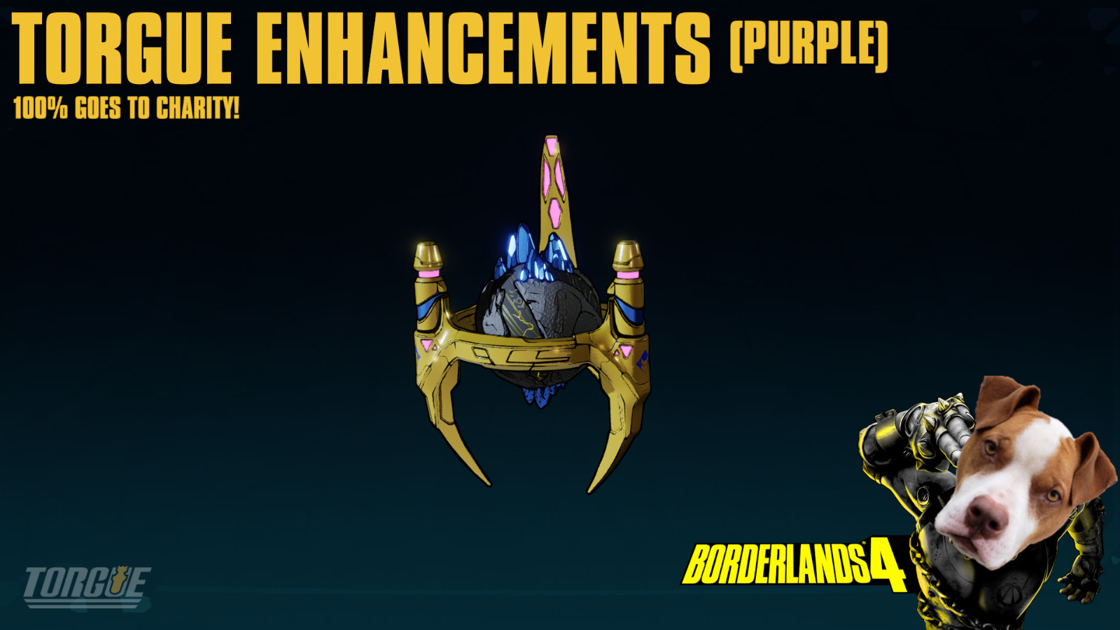 LVL 60 Borderlands 4 - TORGUE PURPLE ENHANCEMENTS - U PICK - 100% CHARITY!