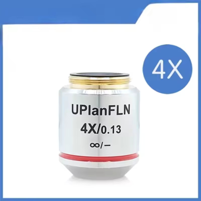 4X/0.13 UPlanFLN Semi Apochromatic Infinity Fluorescence Objective 180mm RMS