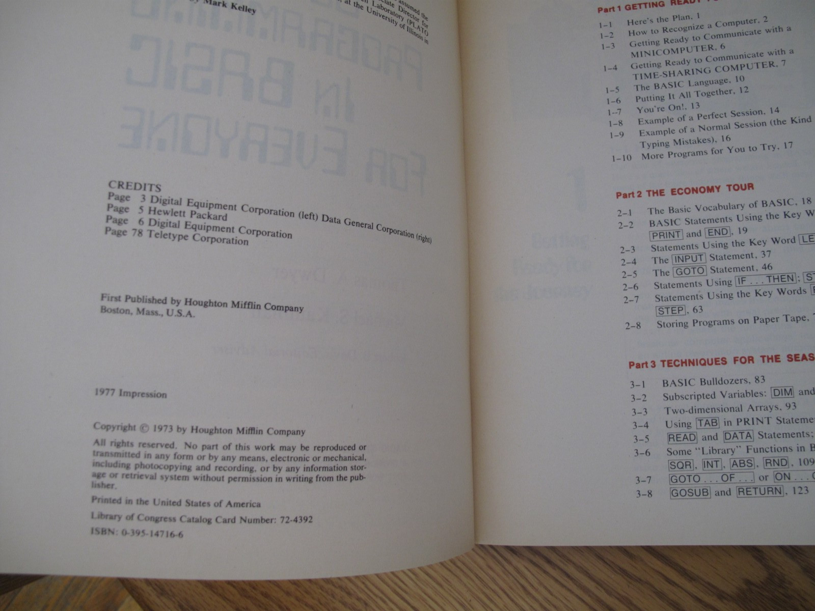 Vintage Radio Shack Computer Programming Book Basic 1977
