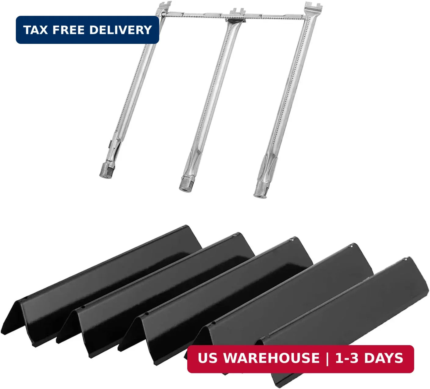 Spirit E-310 Replacement Parts 7636 Flavorizer Bars 69797 Burners for Weber Spir