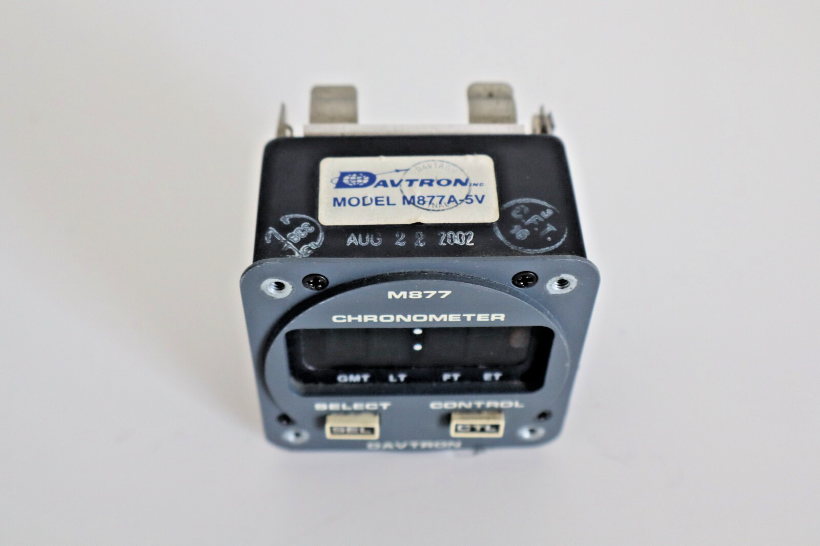 Davtron M877 (M877A-5V) Digital Clock Chronometer Indicator - Removed Working