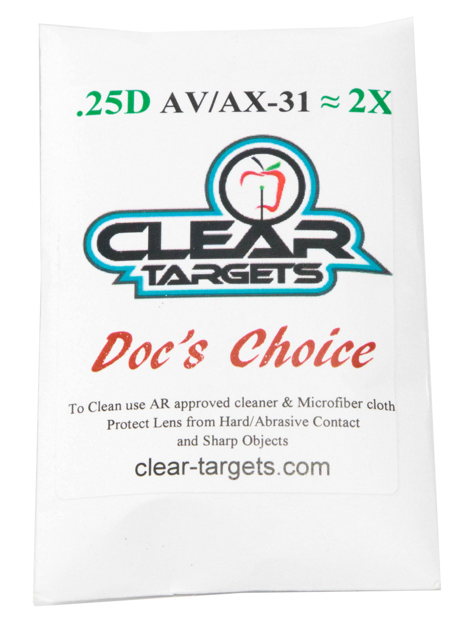 Axcel AV31 Clear Target Doc's Choice 4X Lens