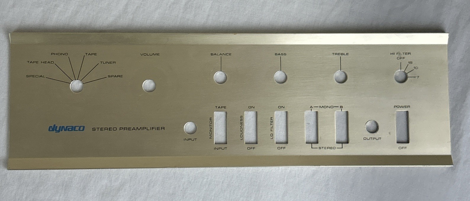 Dynaco PAT 4 Faceplate Original