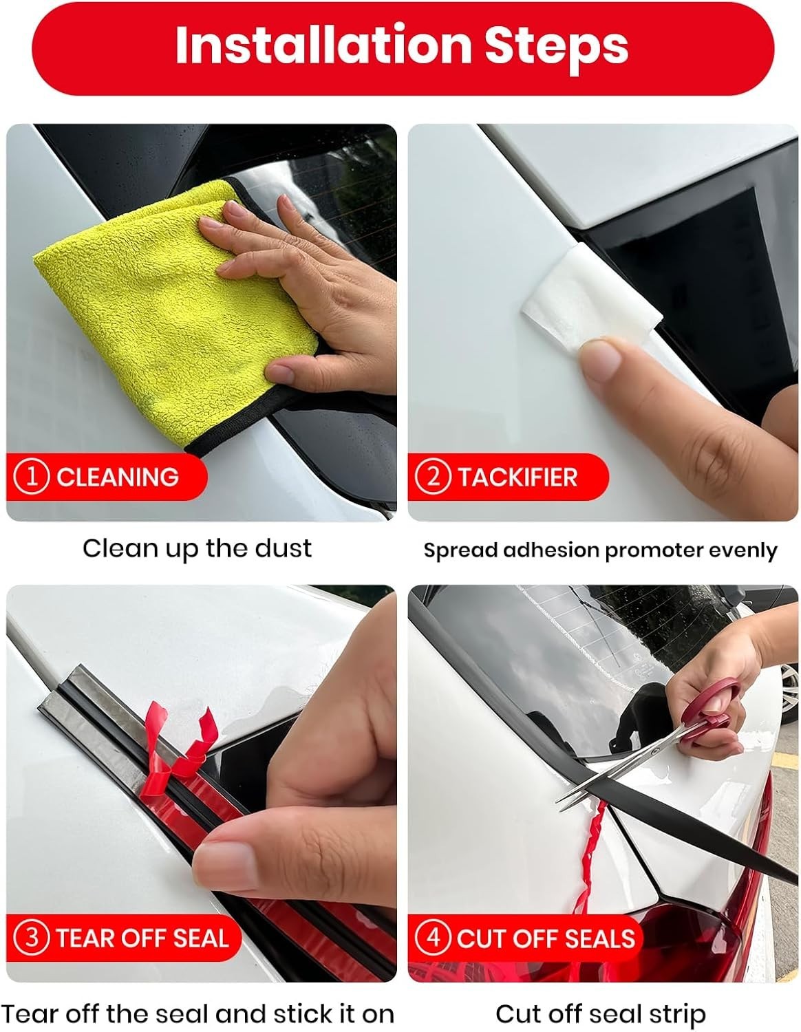 T Shape Car Weather Stripping Trim Kit - 52.5ft