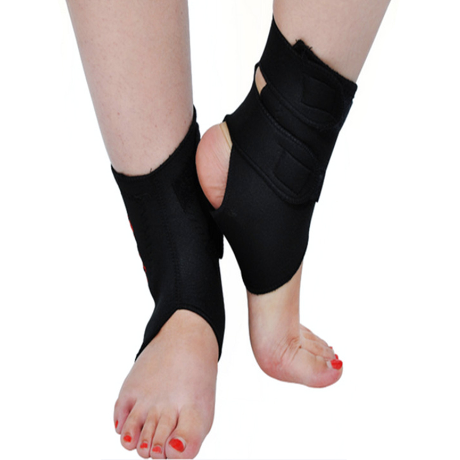 2Pcs Magnetic Thermal Self-Heating Ankle Pad Belt Ankle Support Brace Protector