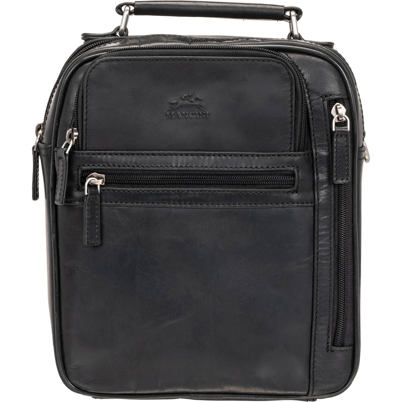 Mancini Buffalo Large Unisex Leather Travel Bag
