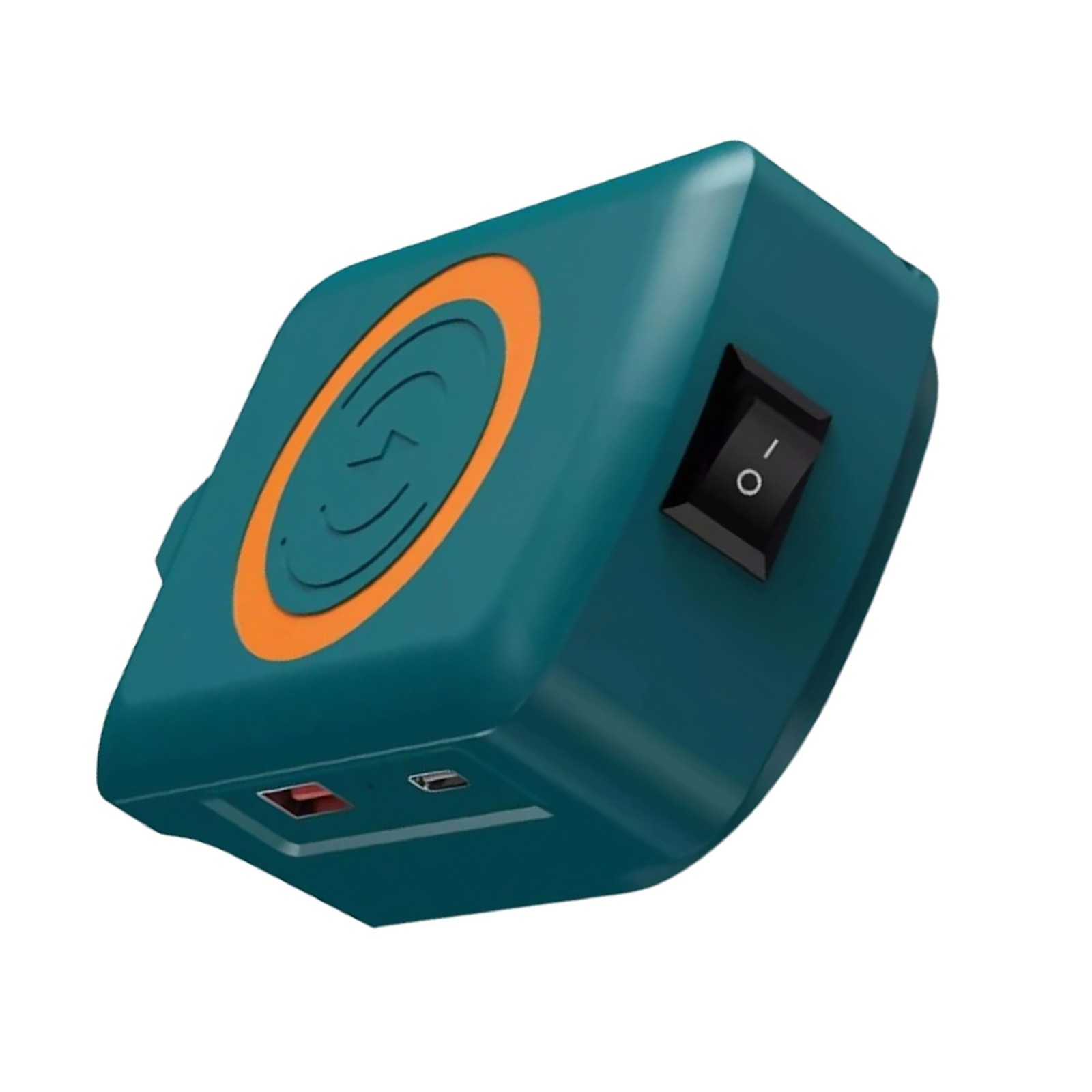 15W Wireless Charger Adapter With USB Port & TYPE C Port For Makita 18v Battery