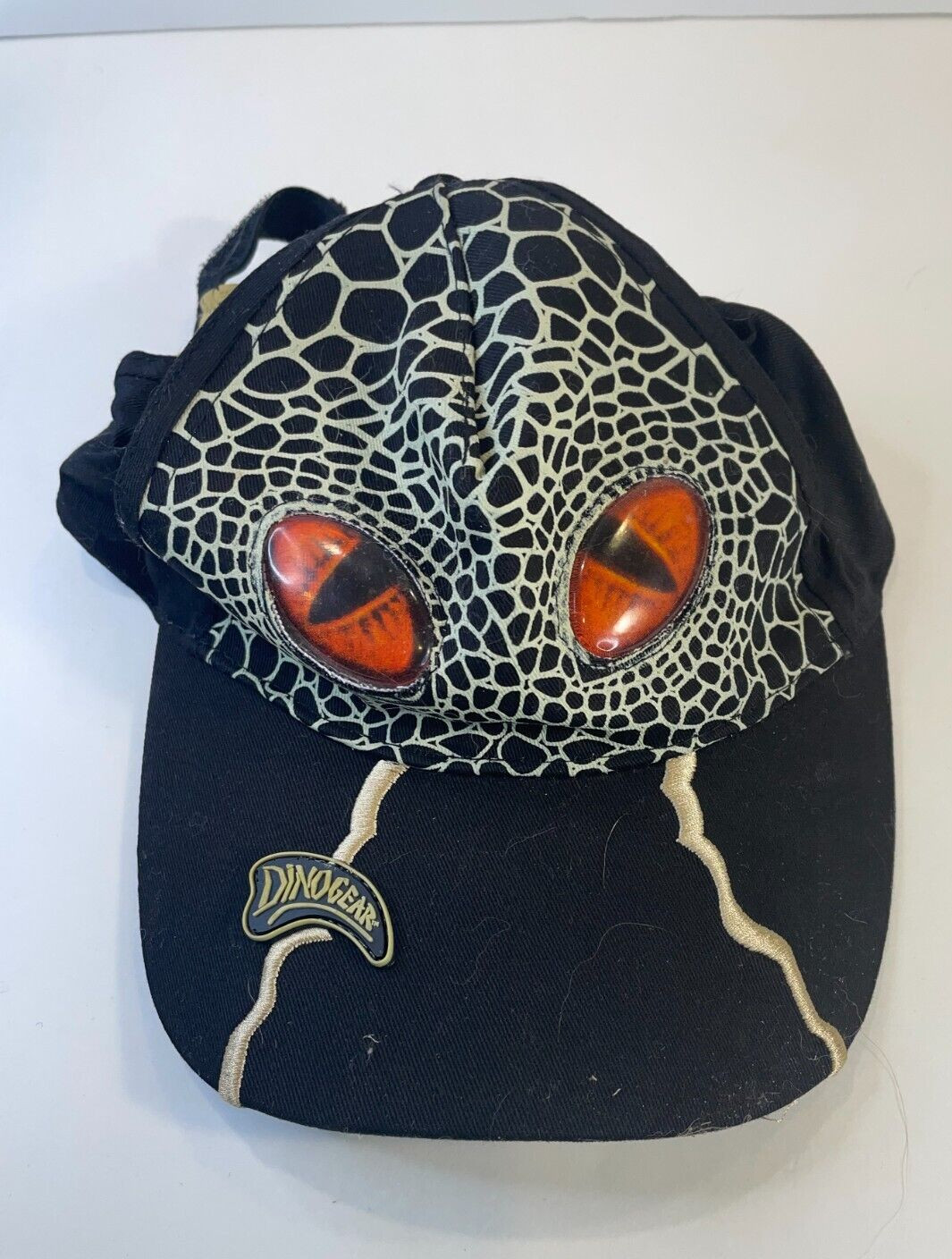 Dinogear Dinosaur Double Eyes Cap Youth Size 100% Cotton See Condition