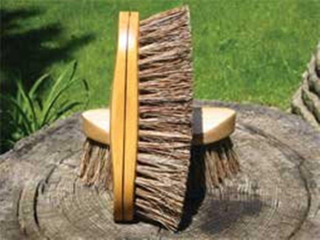 Legend Body Brush Grooming Finishing Natural Union Charger Equine Horse 8 1/4"