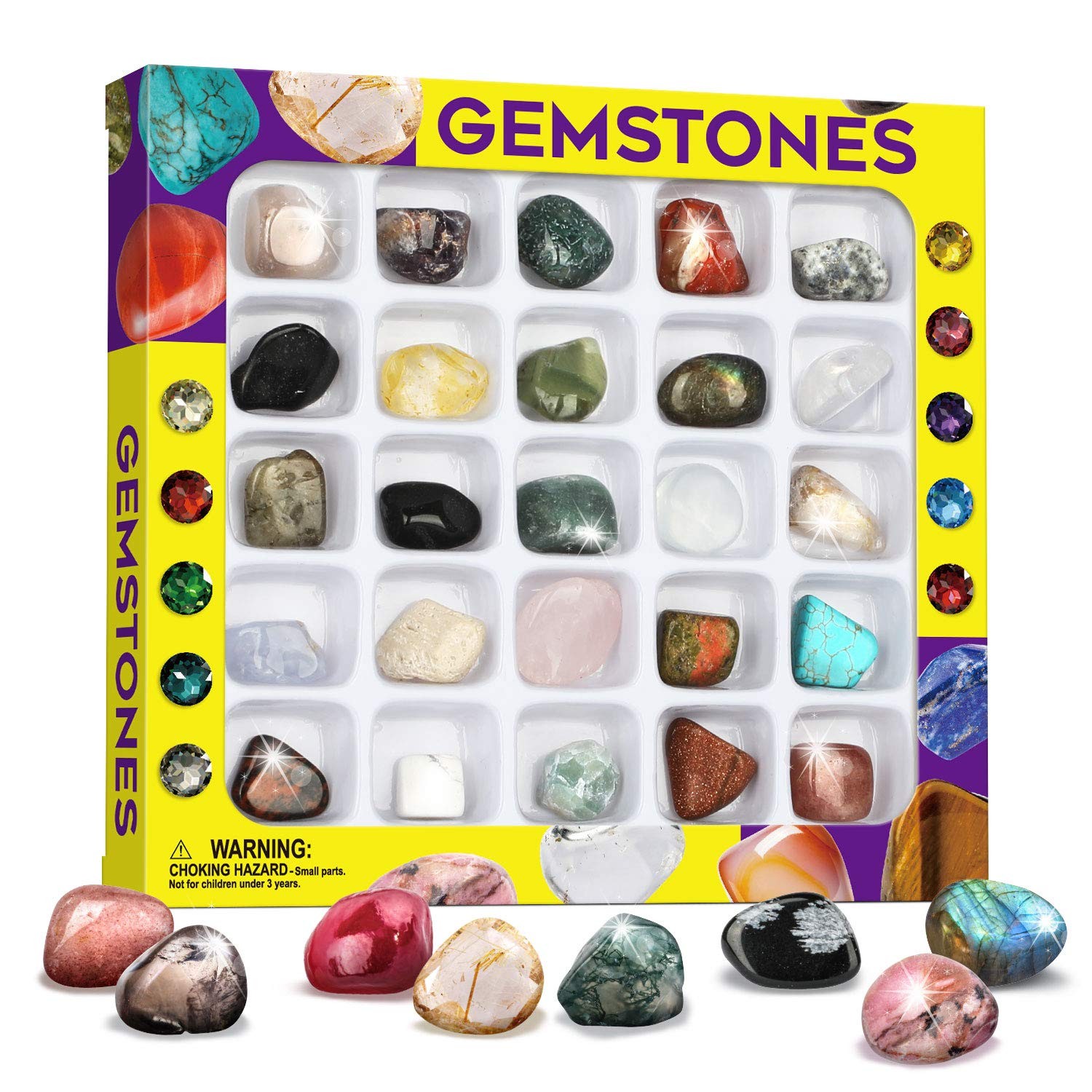 Piano Potato Rocks Collection 25PCS Small to Medium, 25pcs