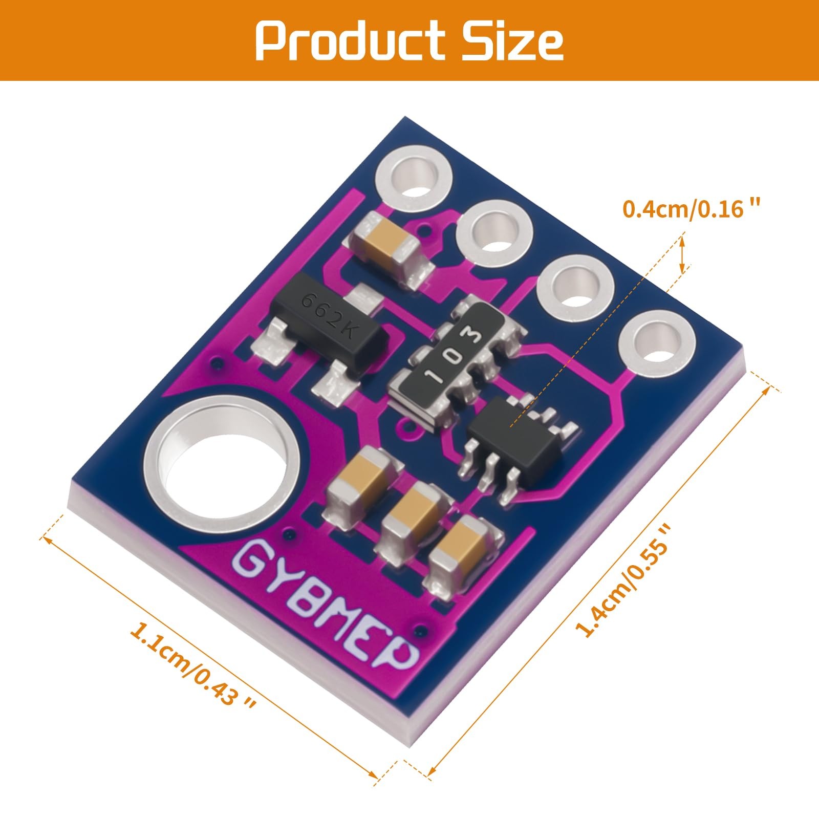 4PCS BME280 3.3V Sensor Module Atmospheric Pressure Temperature Humidity Arduino