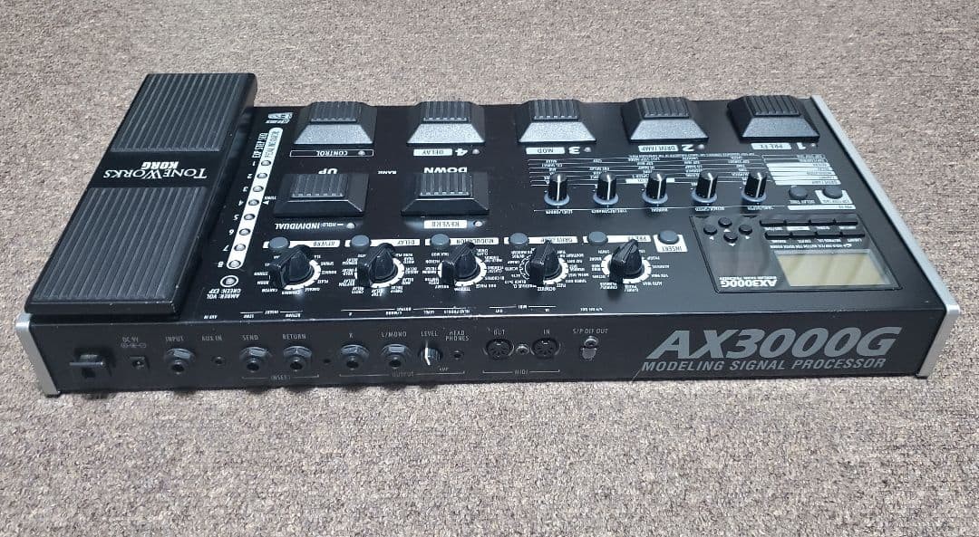 Korg AX3000G ToneWorks Guitar Multi Effects w/ Original Adapter Tested Working