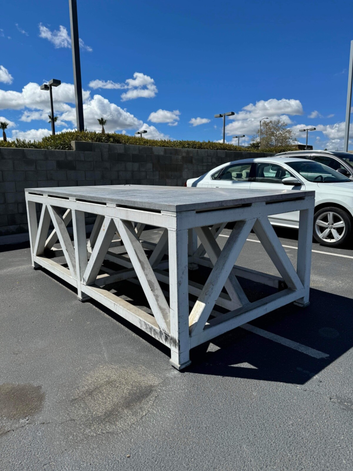 5x10 Aerospace welding fabrication fixture table 1 1/2 Aluminum machined top