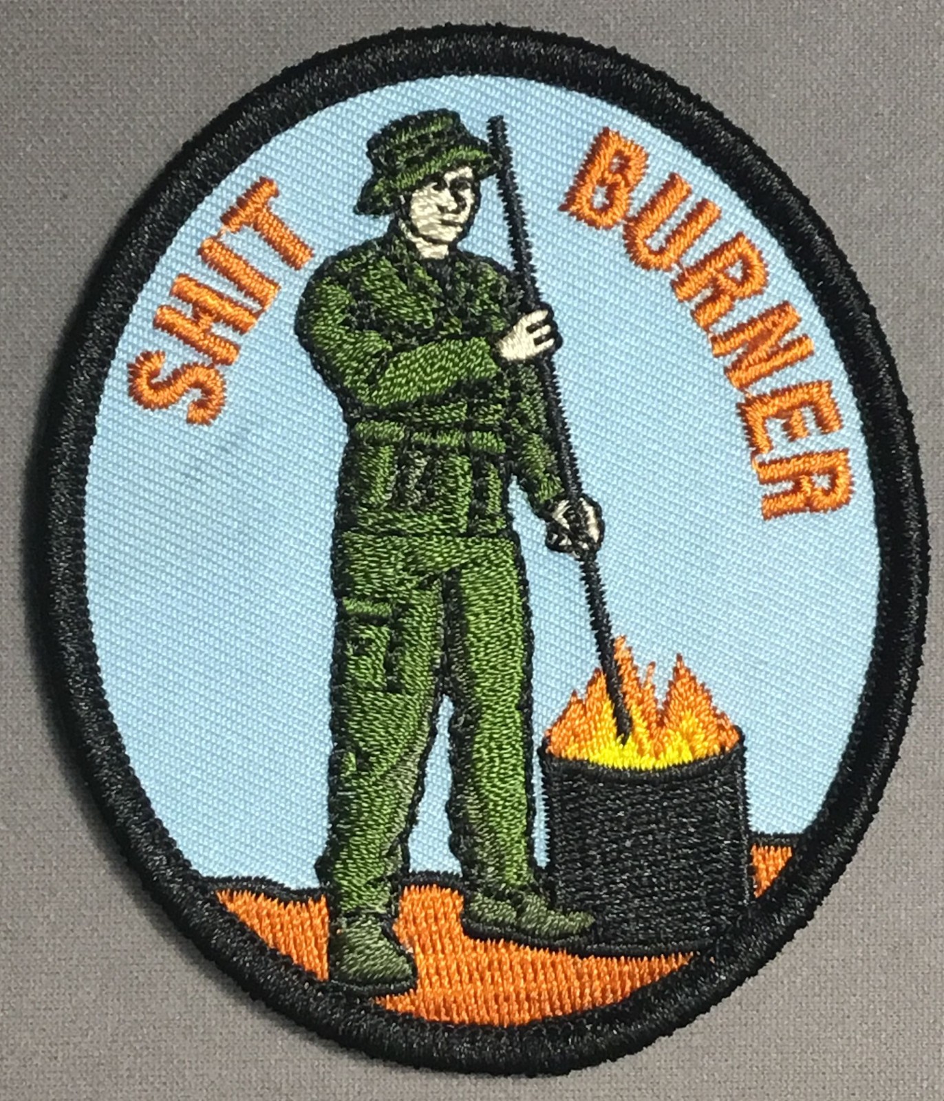 Army Navy Marines Air Force Sh!t Burner patch
