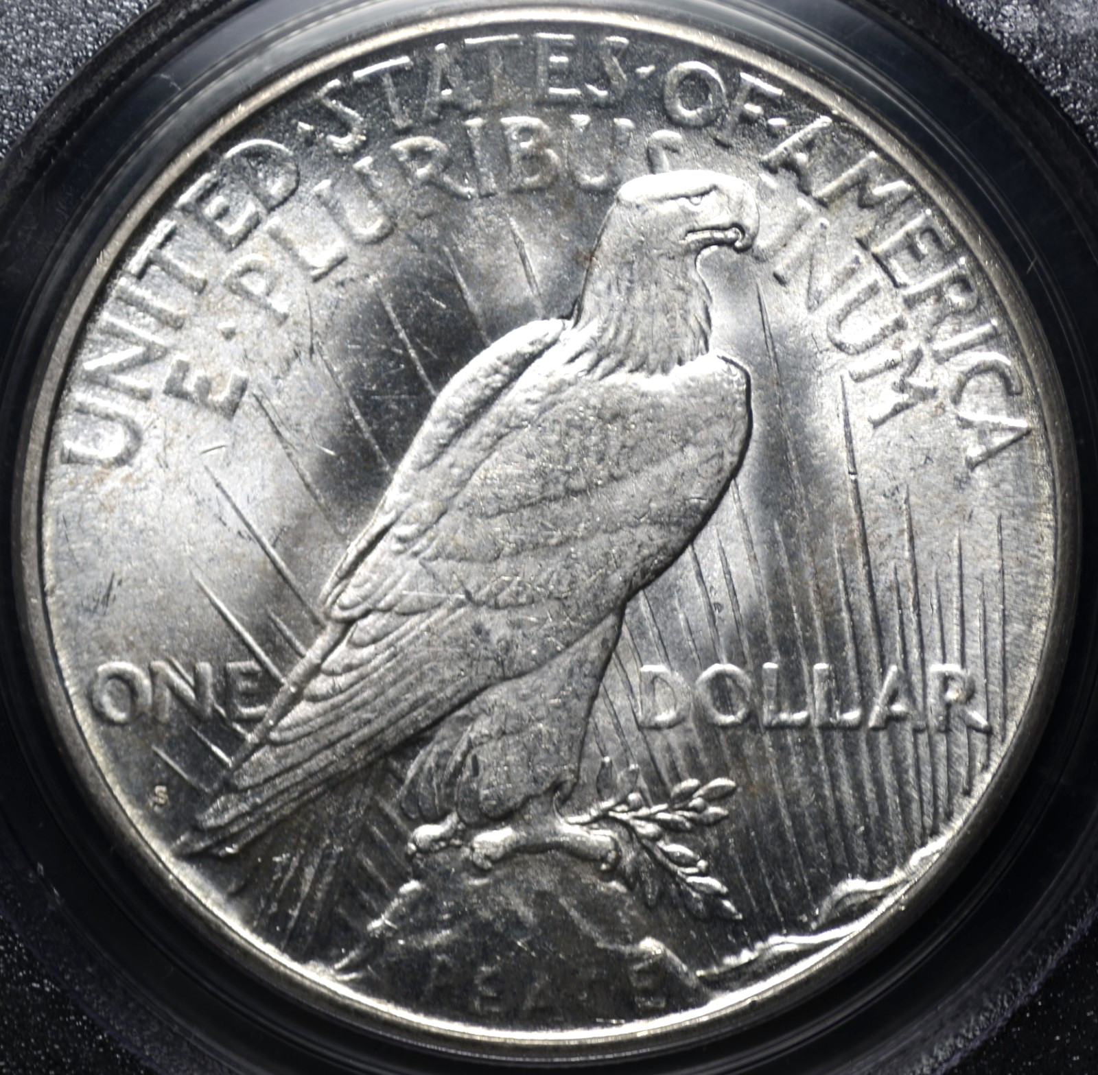 1925 S PEACE DOLLAR PCGS MS 62 NICE COIN FOR THIS CONDITIONALLY CHALLENGED DATE