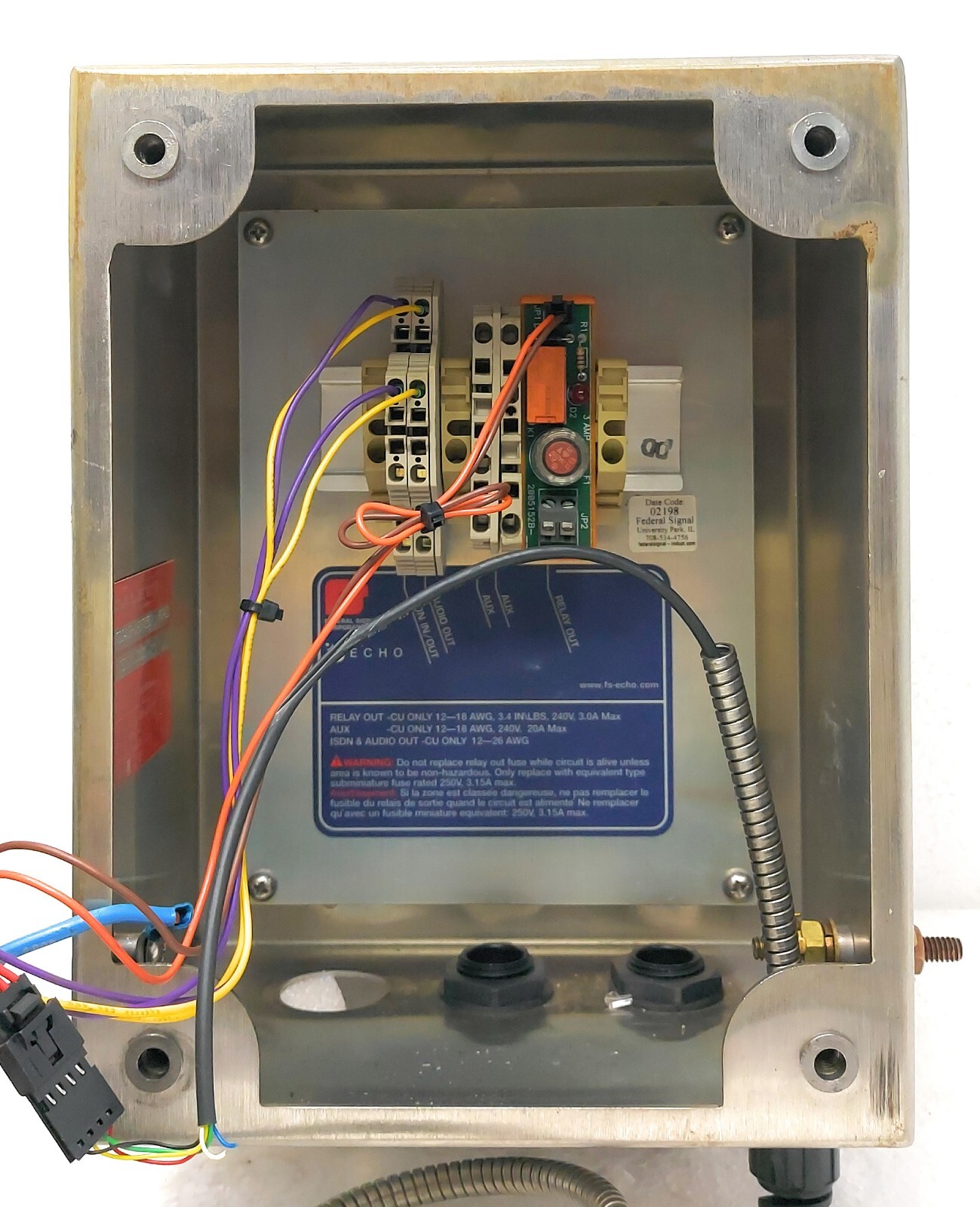 Federal Echo E2-HND-4X 81461807A Division 2 Digital Intercom Station 16260