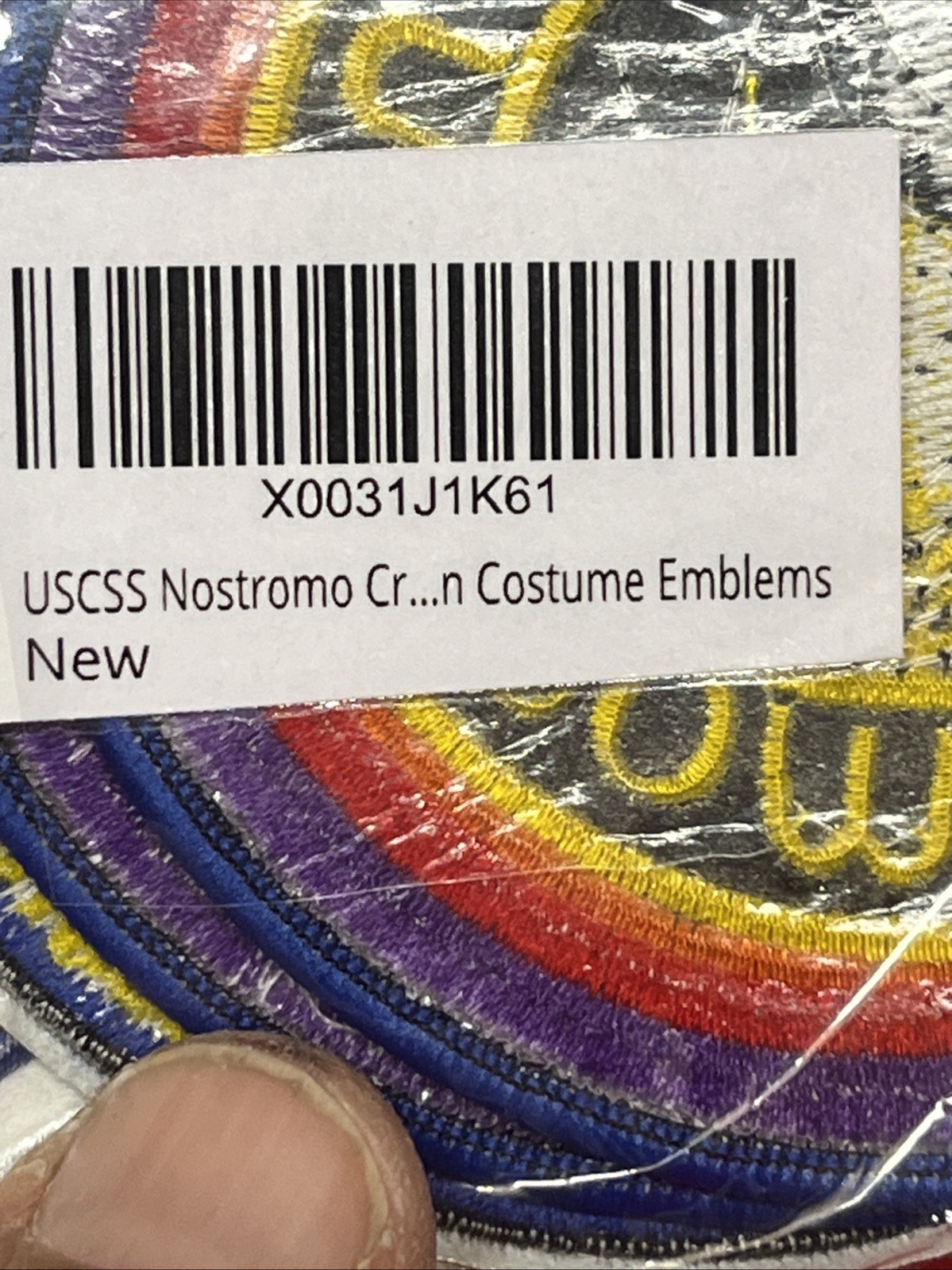 USCCC NOSTROMO ALIEN FLAT BILL CUSTOM EMBLEMS (h10)