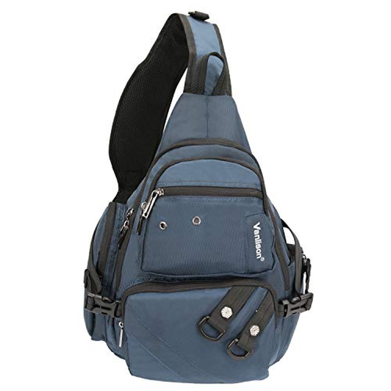 Vanlison Crossbody Sling Bag Backpack for Men & Women Large Fits 13" Laptop T...