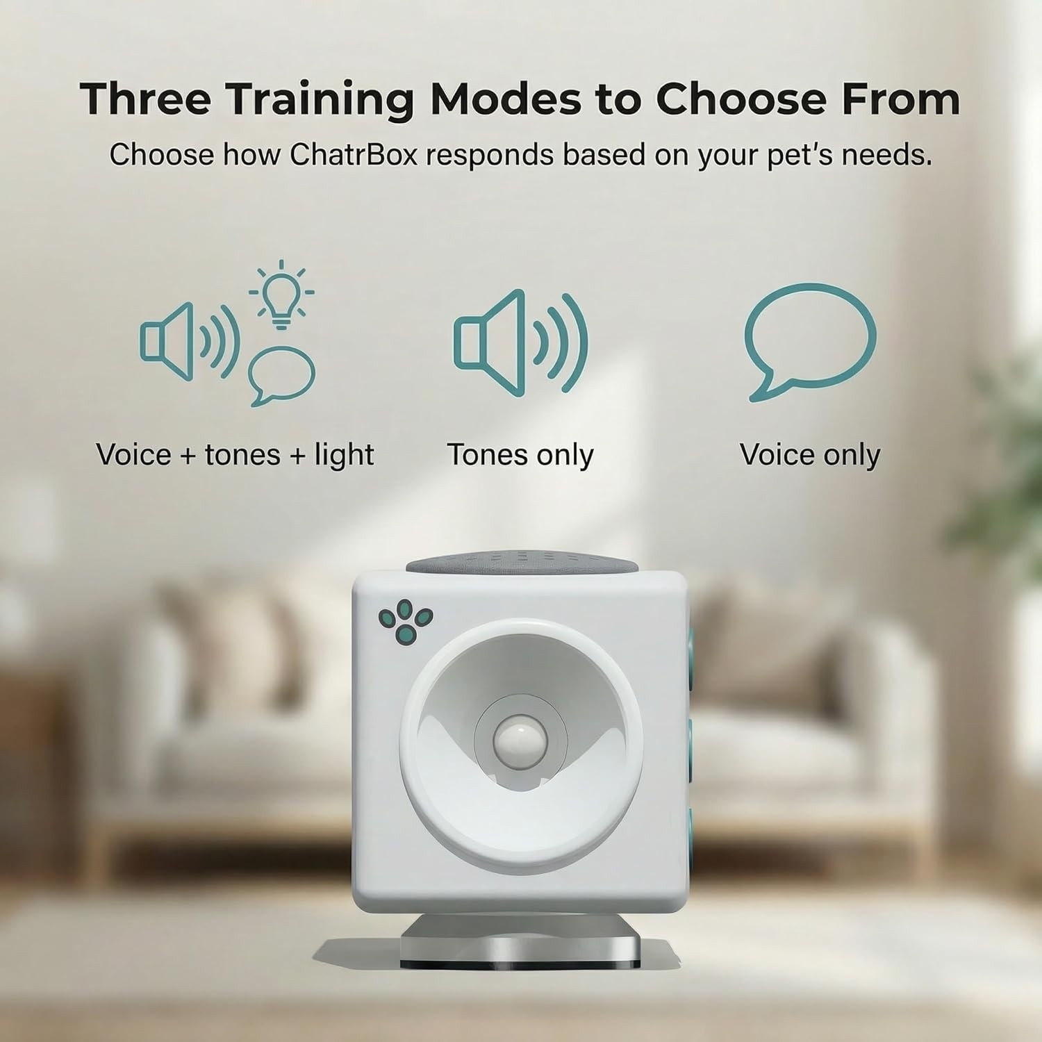 Pet Training Device for Immediate Behavior Control – Motion-Activated Voice G...