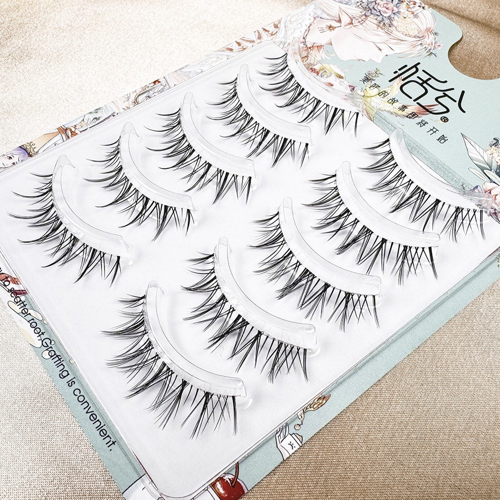 Makeup False Eyelashes for Dating & Parties - 12mm Natural Dense Lashes