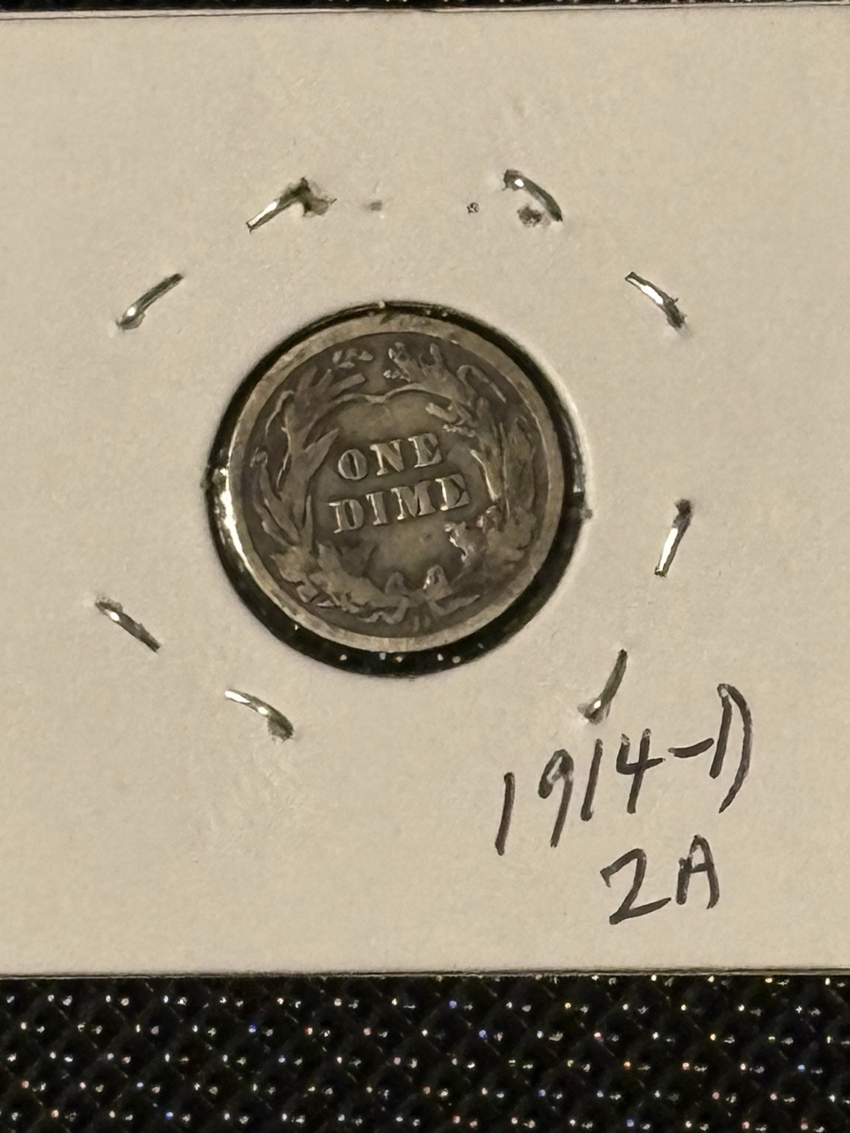 1914-D Barber Dime Item-2A