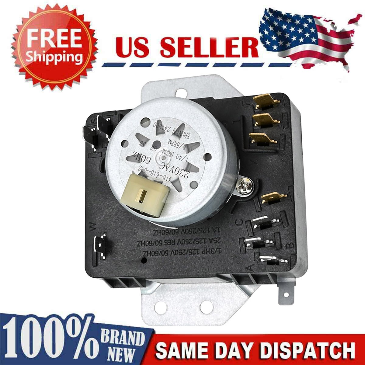 For Whirlpool Dryer Timer WED5200VQ1 WED4815EW1 WED4910XQ0 WGD4800XQ0 WED4800BQ1