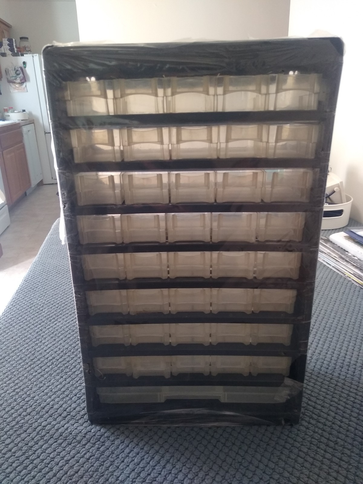 41 drawer plastic storage cabinet