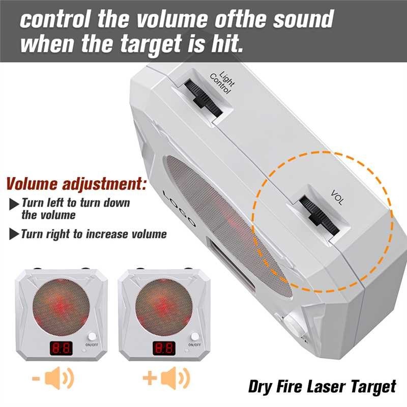 1pc 9mm Dry Fire Laser Trainer + 1pc 1352 Electronic Target